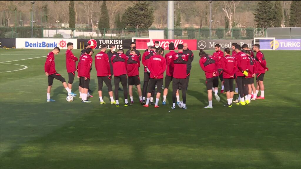 A Milli Futbol Takımı, Letonya maçı hazırlıklarını tamamladı