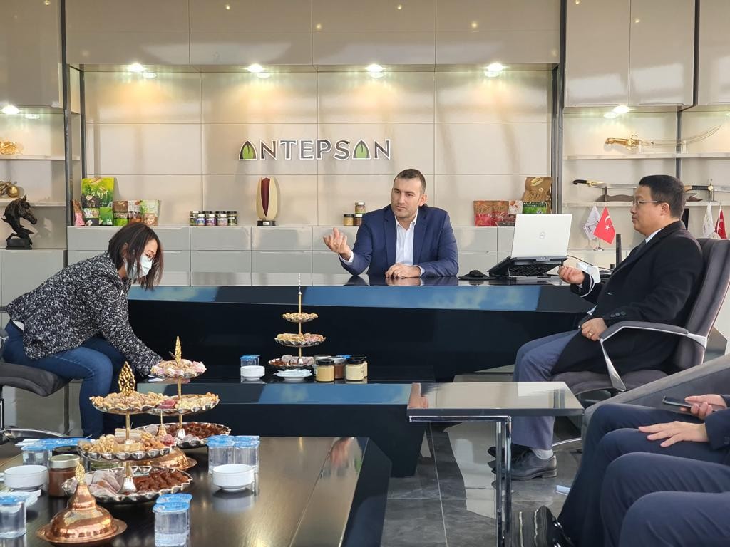 GAZİANTEP – Çin heyeti Antepsan’a hayran kaldı