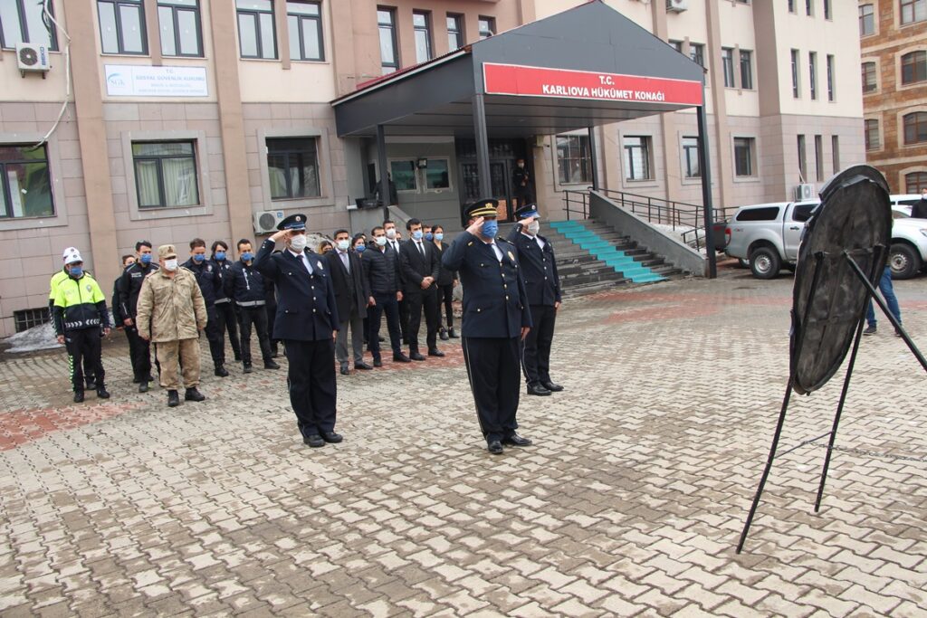 Karlıova’da Polis Teşkilatının 176. yılı kutlandı