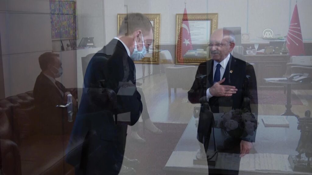 Kemal Kılıçdaroğlu, Avustralya’nın Ankara Büyükelçisi Marc Innes Brown’ı kabul etti