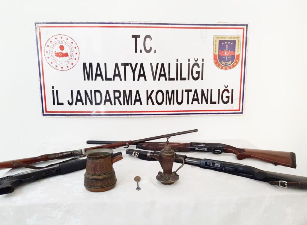 Malatya’da tarihi eser kaçakçılığı operasyonunda 2 şüpheli yakalandı
