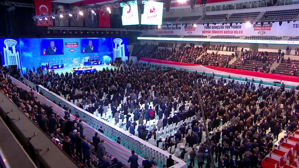 MHP 13. Olağan Kurultayı’nda Osmaniye Milletvekili Devlet Bahçeli, genel başkanlığa yeniden seçildi.