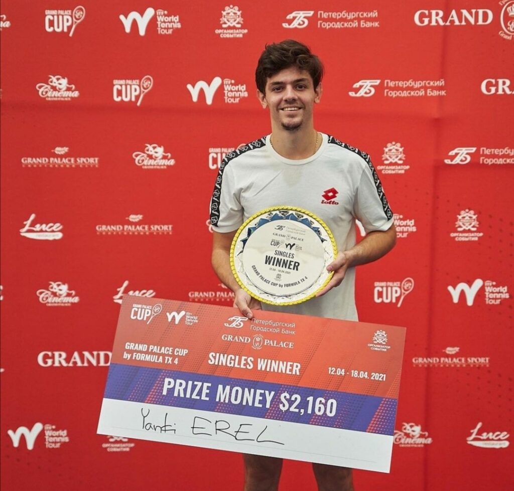 Milli tenisçi Yankı Erel, Rusya’da birinci oldu