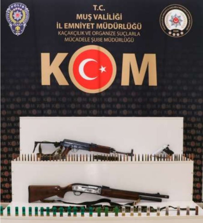 Muş’ta silah kaçakçılığı operasyonunda yakalanan şüpheli tutuklandı