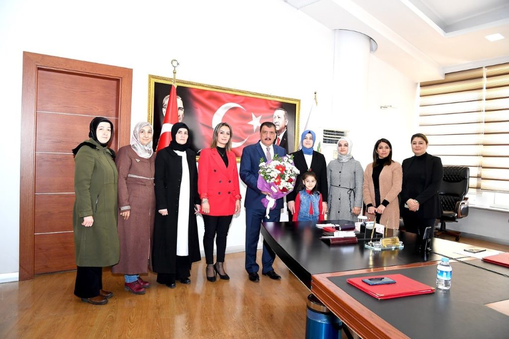 Öğretmenler Günü nedeniyle Başkan Gürkan’a ziyaretler