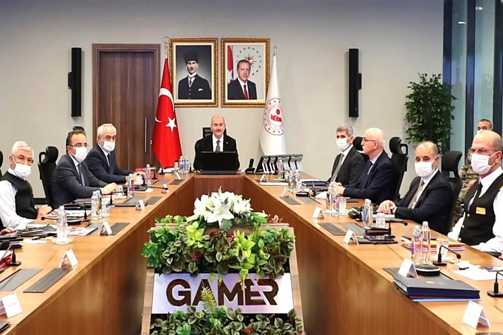 Bakan Soylu Başkanlığında  Güvenlik ve Koordinasyon Toplantısına katıldı