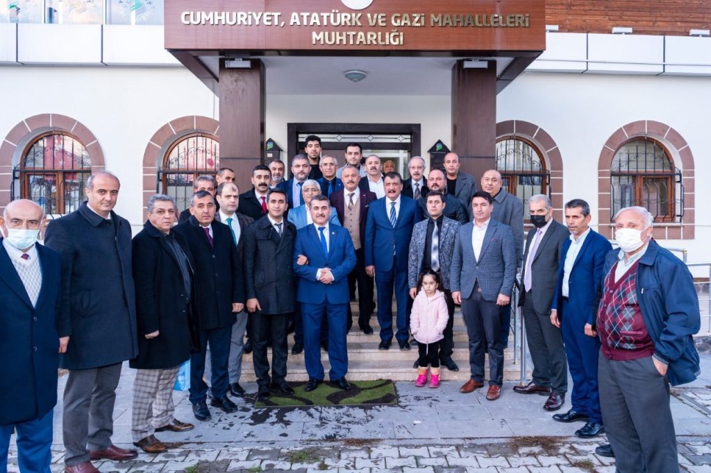 MALATYA – Başkan Gürkan, Malatya Muhtarlar Derneği’ni ziyaret etti