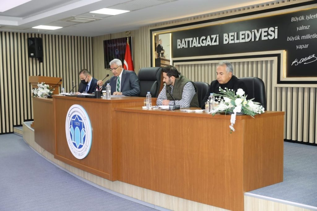 Battalgazi meclisi, aralık ayı olağan toplantısı tamamlandı