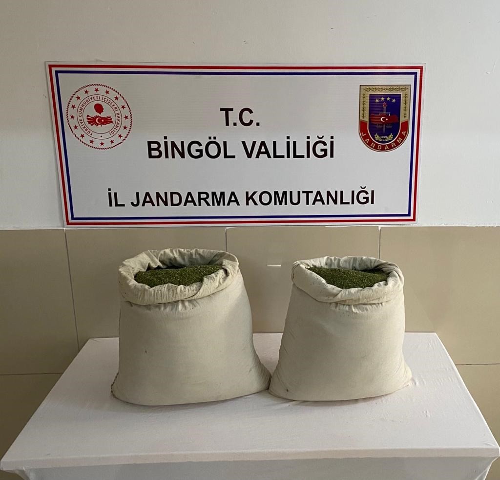 Bingöl’de 29 kilo esrar ele geçirildi
