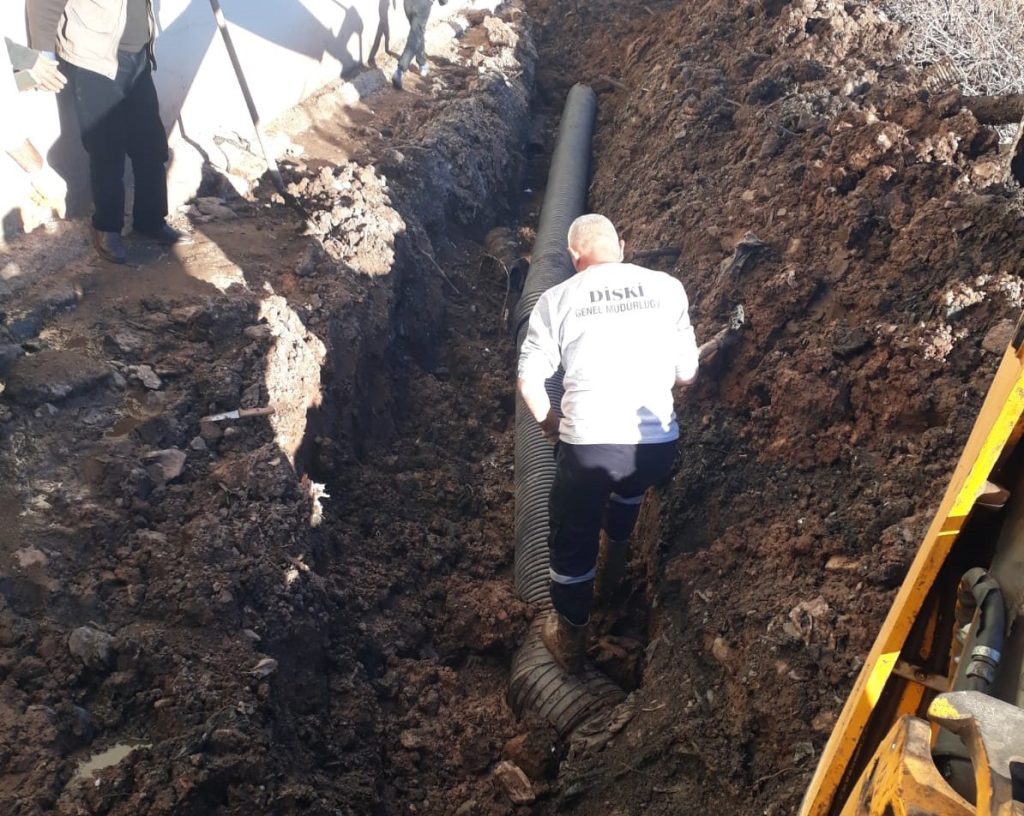 DİSKİ Hazro Kavaklıboğaz’da altyapı çalışmalarını tamamladı