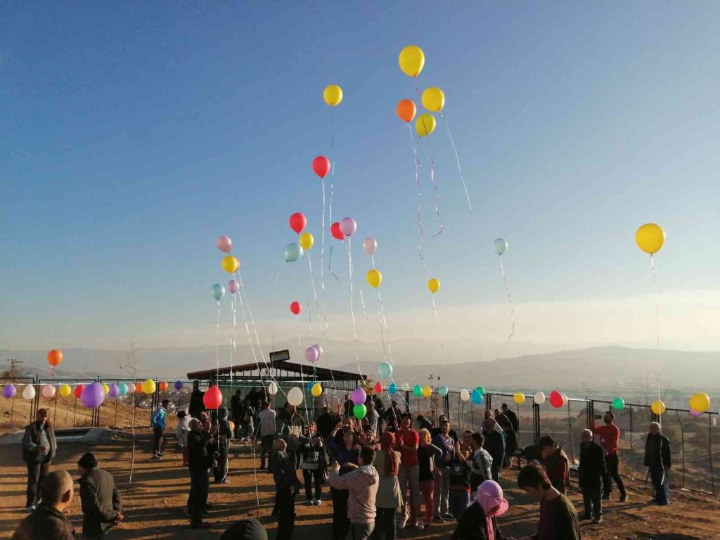 Elazığ’da engelliler dolasıya eğlendi