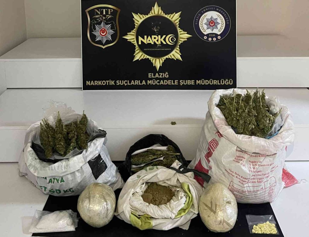 Elazığ’da uyuşturucuya geçit yok: 1 gözaltı