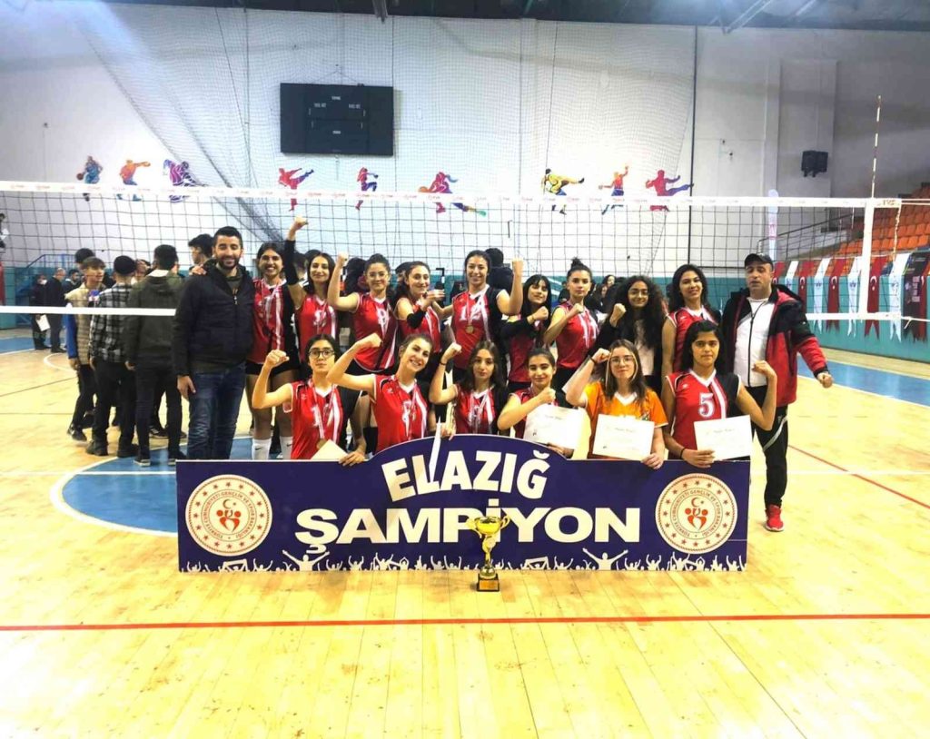 Elazığ’da voleybol müsabakaları sona erdi