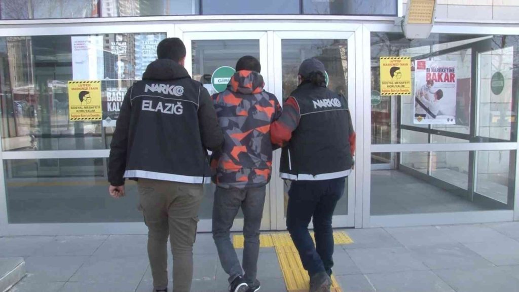 Elazığ’daki uyuşturucuya operasyonda 1 tutuklama