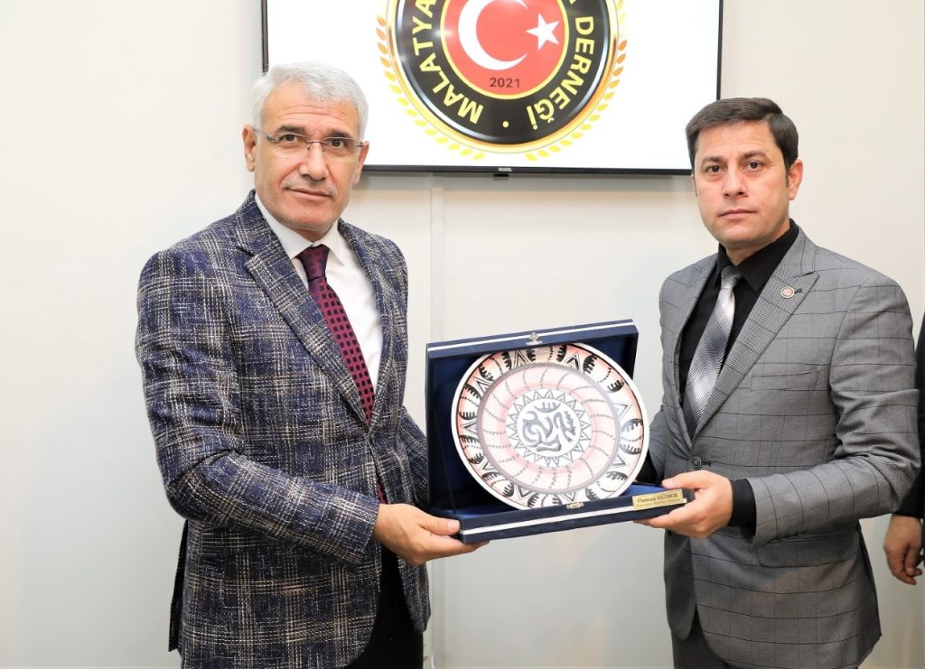 Güder’den Malatya Muhtarlar Derneğine iade-i ziyaret