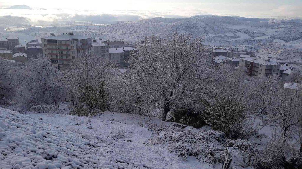 Kulp’ta mevsimin ilk karı yağışıyla eğitime 1 gün ara verildi