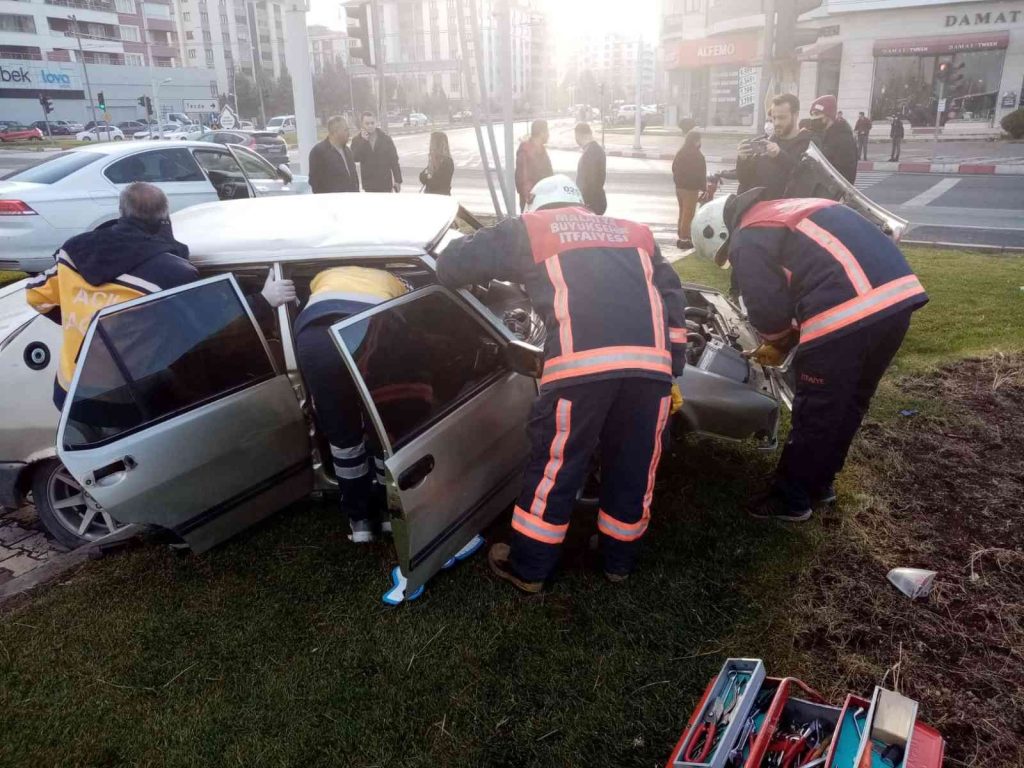 Malatya’da trafik kazası: 1 yaralı