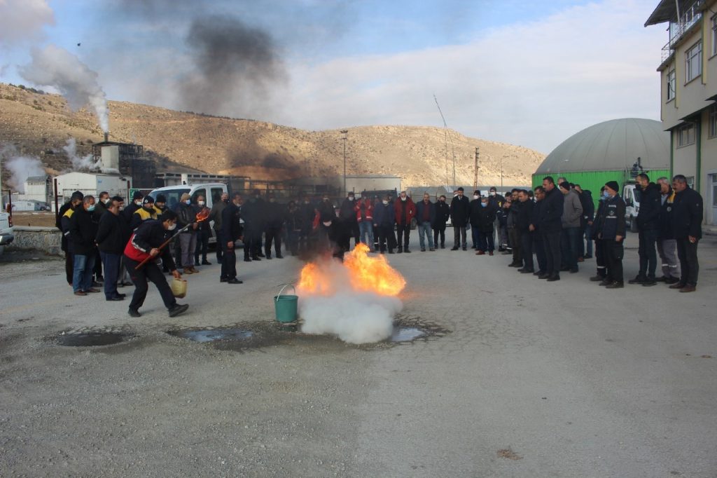 Malatya’da yangın ve kurtarma eğitimi