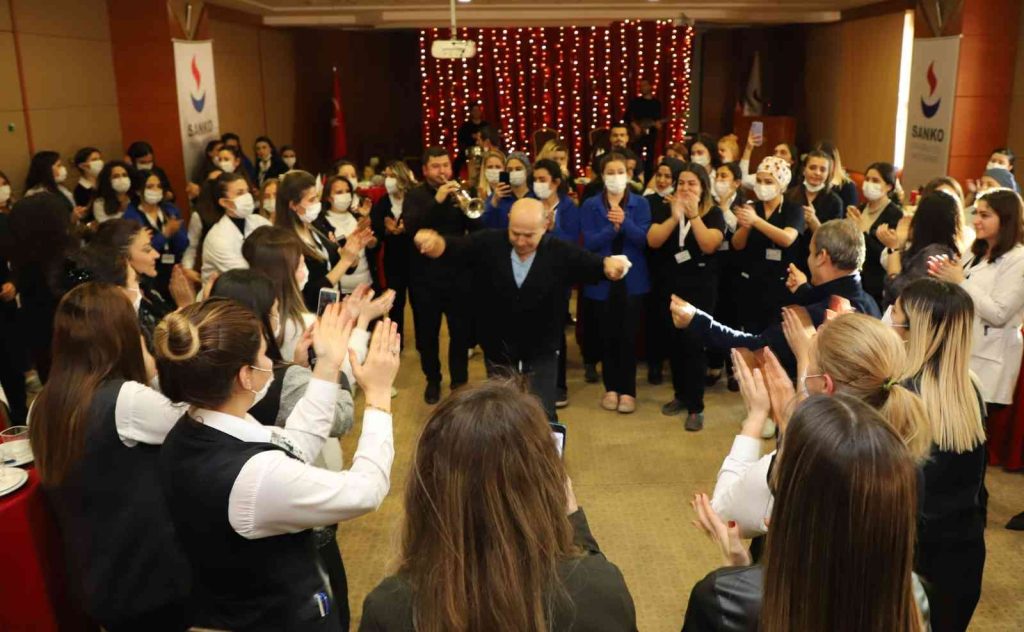SANKO Üniversitesi Hastanesinde yeni yıl etkinliği