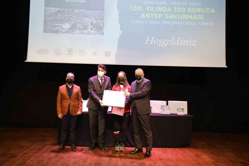 GAZİANTEP – Tarihini en iyi bilen öğrenciler ödüllendirildi