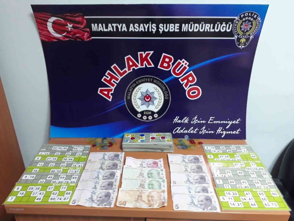 Tombala oynayan 11 şahsa ceza