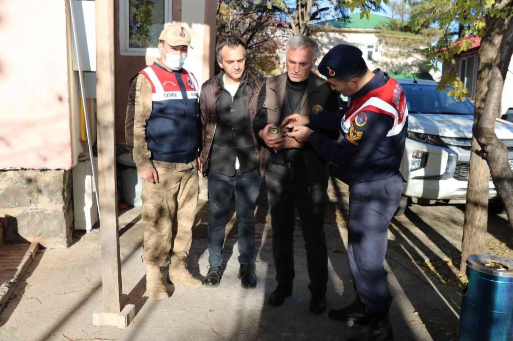 Yaralı bulunan keklik tedavi altına alındı