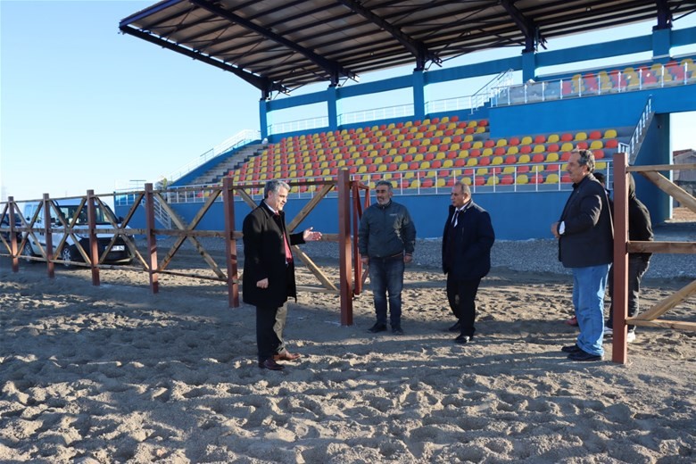 Yazıhan’da Atlı Cirit Sahası tamamlandı