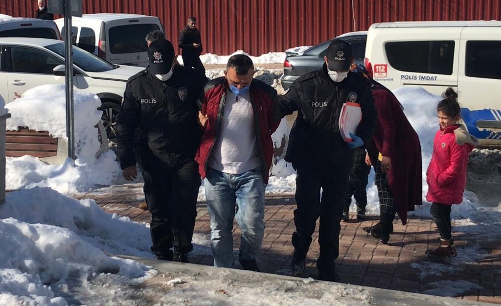 Araç deposundan yakıt çalan şüpheli yakalandı