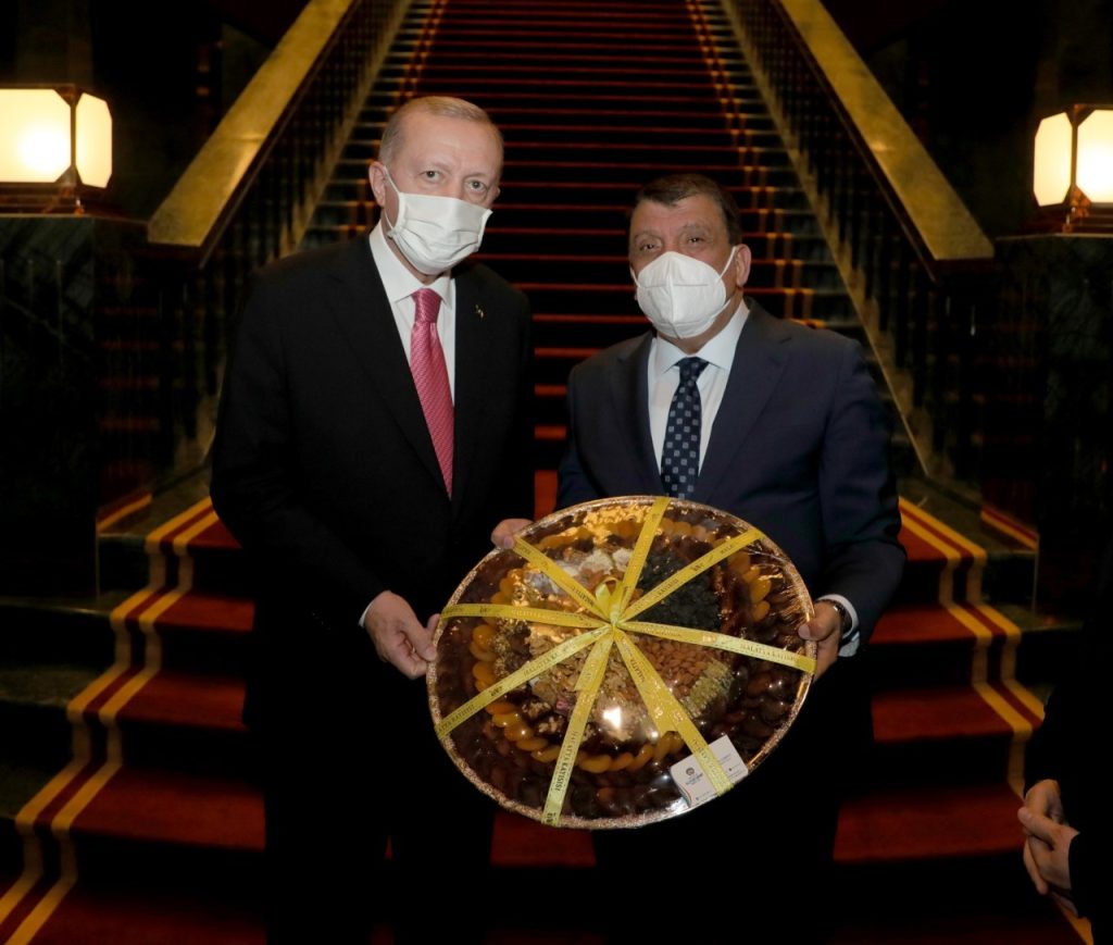 Başkan Gürkan, Cumhurbaşkanı Erdoğan ile görüştü