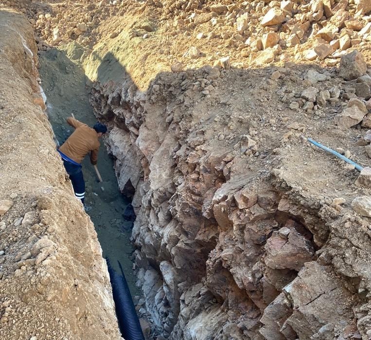 Çermik’te kanalizasyon hattında çalışmalar tamamlandı