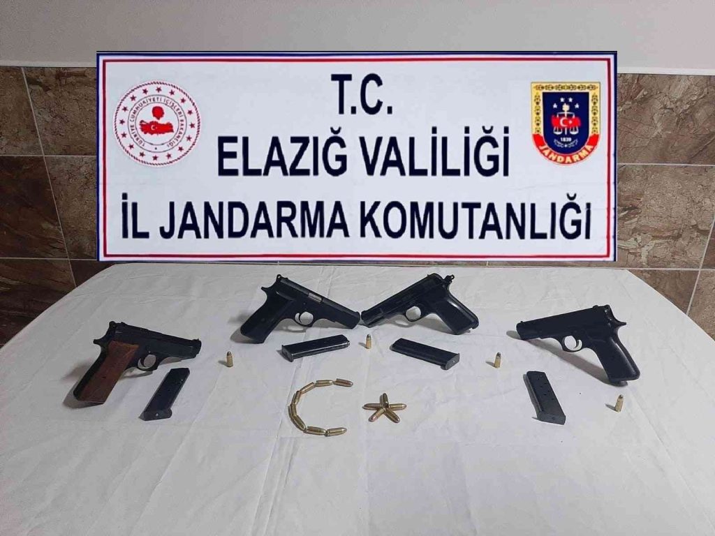 Elazığ’da silah kaçakçılarına operasyon: 2 şüpheli yakalandı