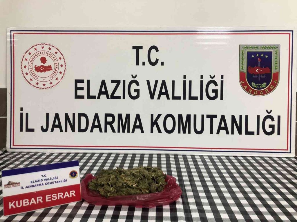 Elazığ’da uyuşturucu operasyonu: 1 gözaltı