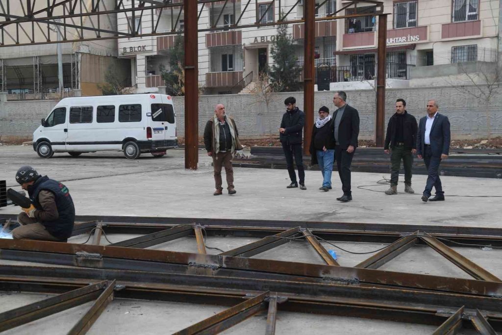 Eyyübiye’de çalışmalar yerinde incelendi