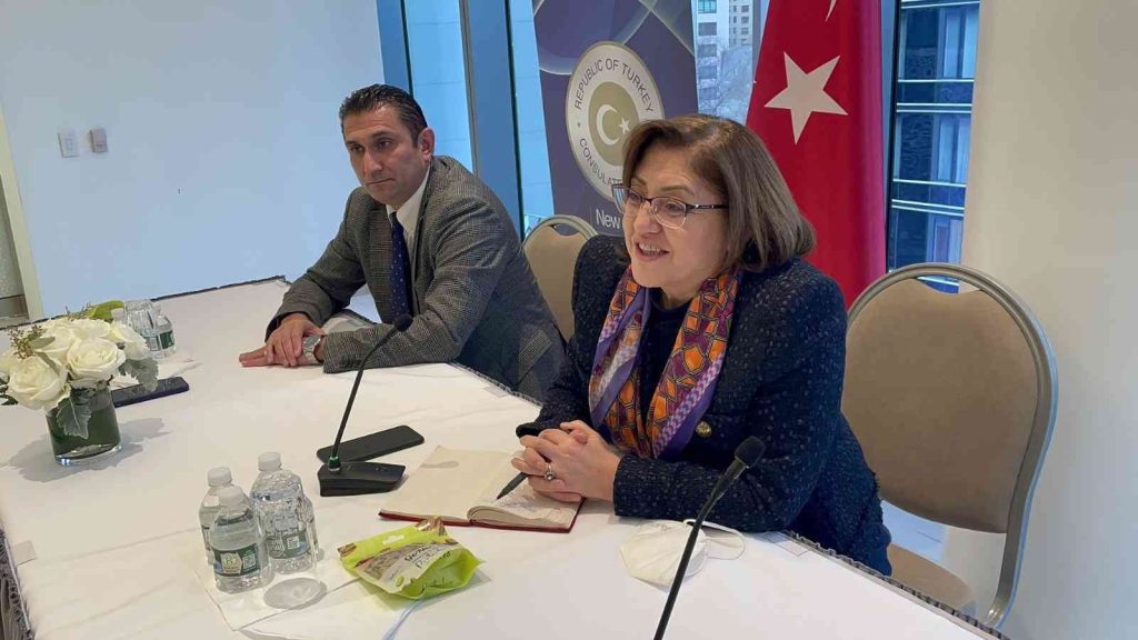 Fatma Şahin, Türk-Amerikan Toplumu temsilcileri ile bir araya geldi