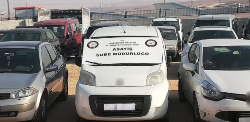 Gaziantep’te change araç operasyonu