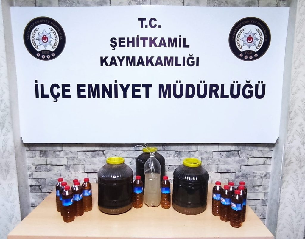 Gaziantep’te sahte içki operasyonu