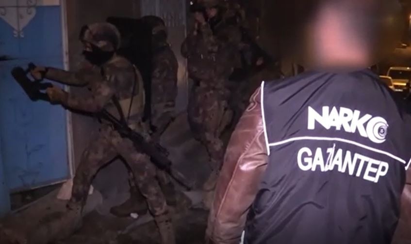 Gaziantep’te uyuşturucu taciri 39 şüpheli tutuklandı