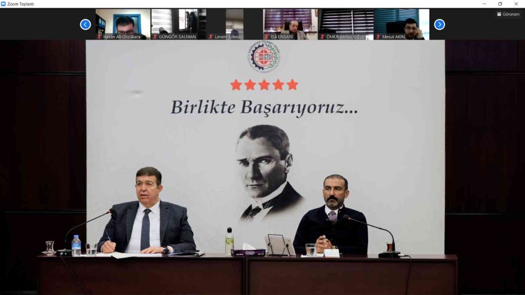 GTO’da yılın ilk meclis toplantısı online yapıldı