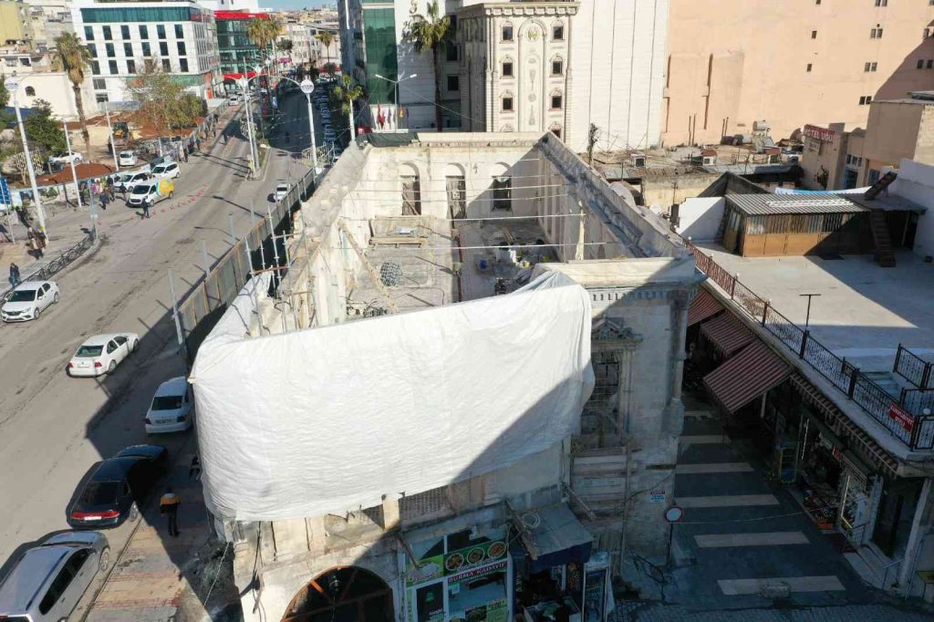 Hacı Kamil Konağında restorasyon devam ediyor