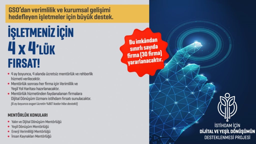 “İstihdam İçin Dijital Ve Yeşil Dönüşümün Desteklenmesi” projesi başladı