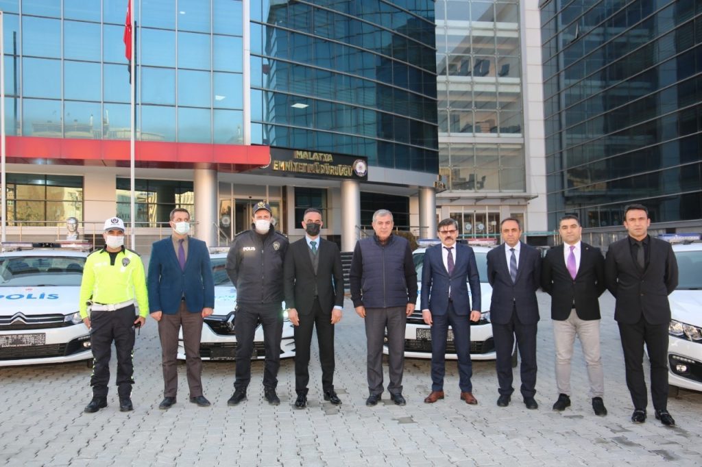 Malatya emniyetine 12 ekip aracı takviyesi