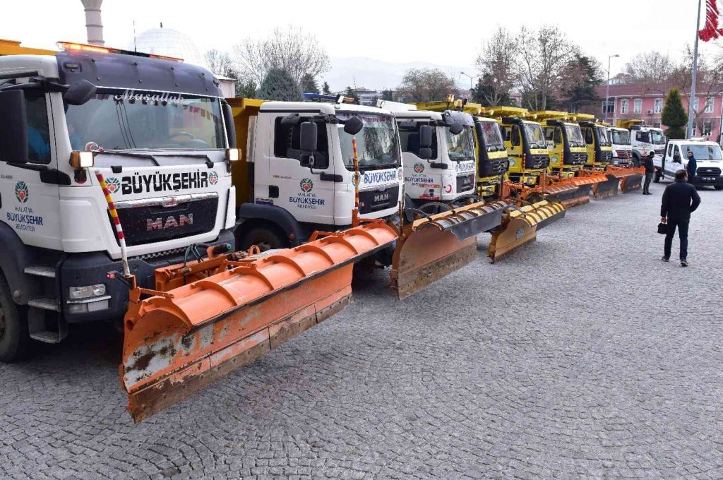 Malatya’da karla mücadele hazırlığı tamam