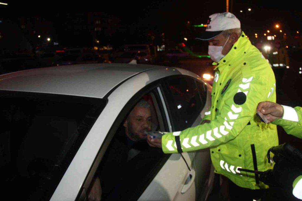 Malatya’da polisten yeni yılda alkol denetimi