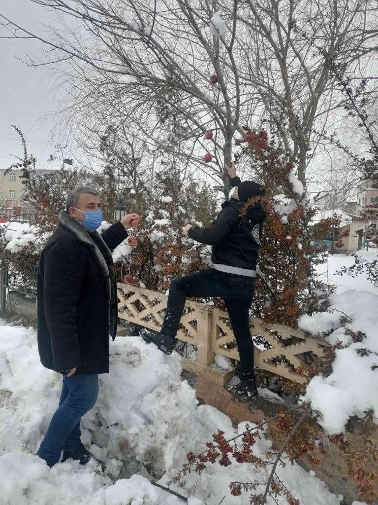 Polis yaban ve sokak hayvanları unutmadı