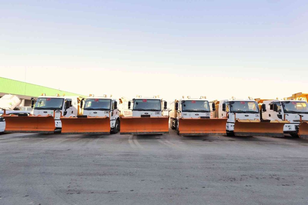 Şehitkamil’de kar yağışı öncesi hazırlıklar tamamlandı