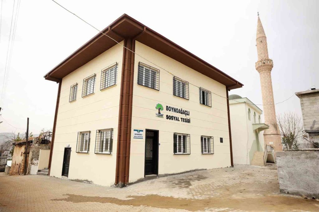 Ağaçlı boyno sosyal tesisi hizmete girdi