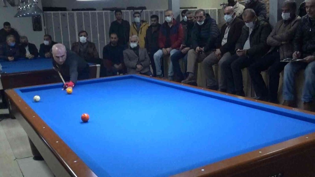Diyarbakır’da 13 gün süren bilardo şampiyonasına 121 sporcu katıldı
