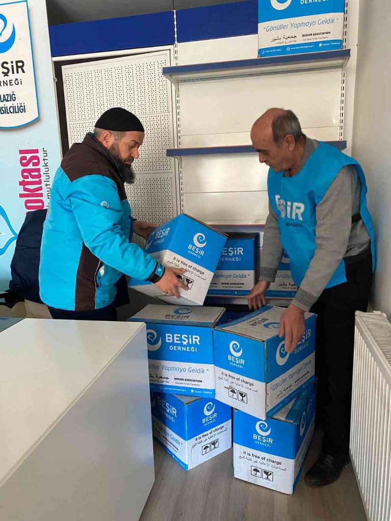 Elazığ Beşir Derneğinden Afganistan’a yardım eli