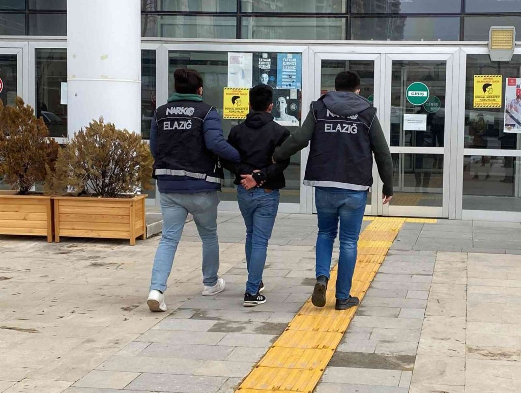 Elazığ’da uyuşturucu operasyonu: 1 gözaltı