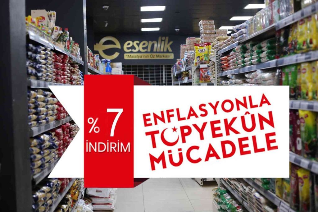Esenlik marketlerde KDV indirimi başladı
